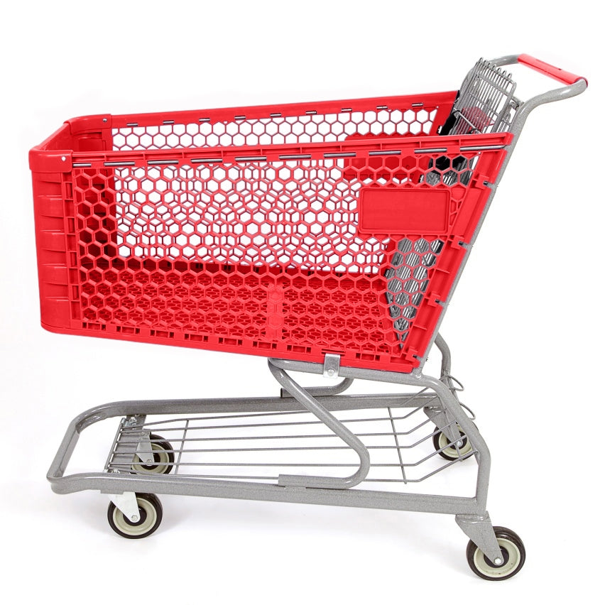 Large Plastic Supermarket Shopping Cart #650