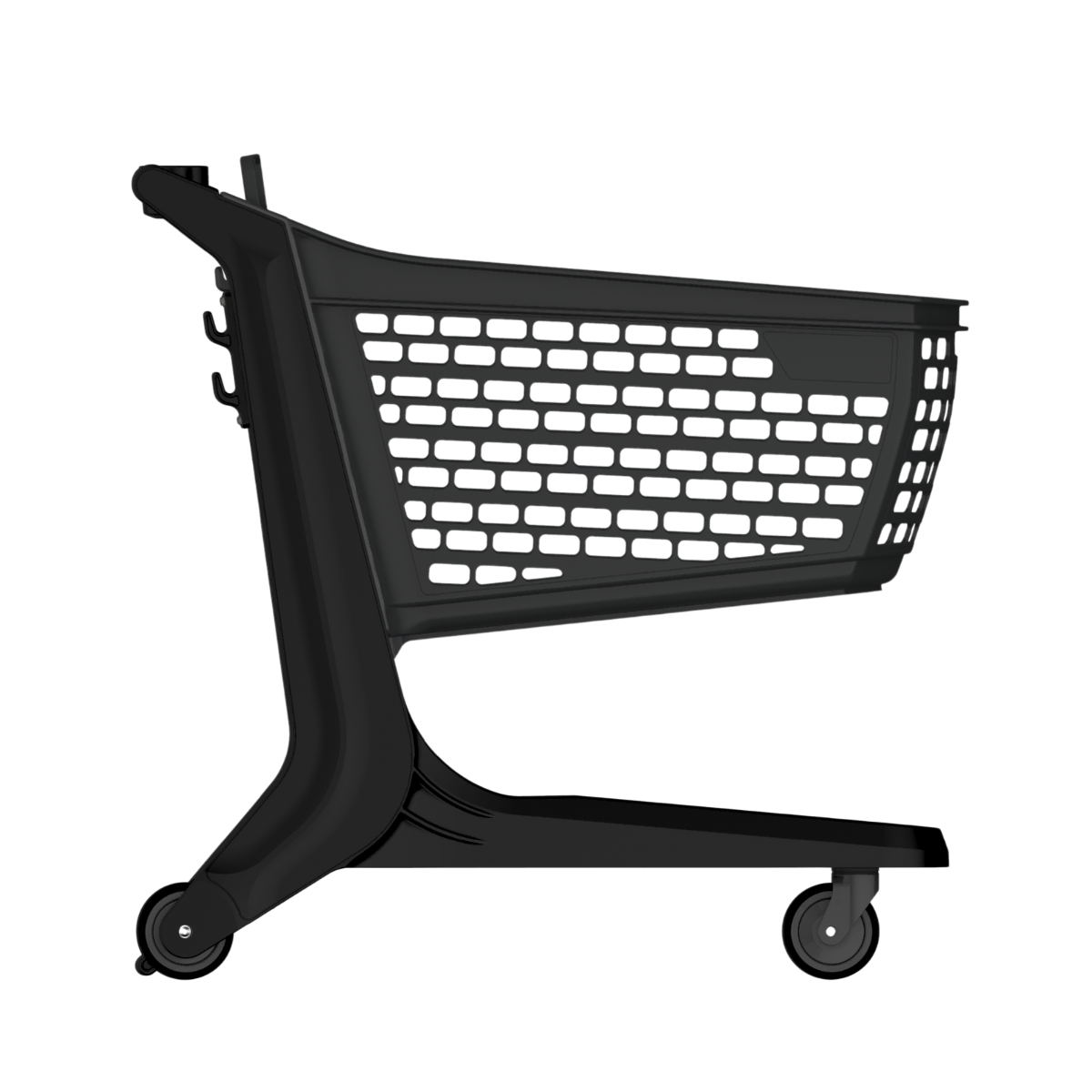 Premium All-plastic Shopping Cart