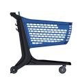 Premium All-plastic Shopping Cart