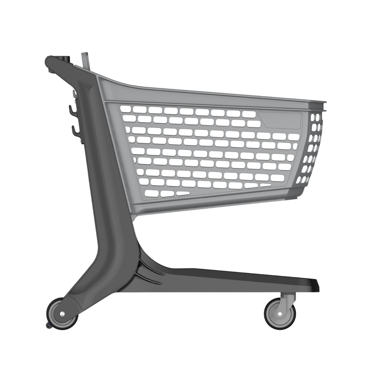 Premium All-plastic Shopping Cart