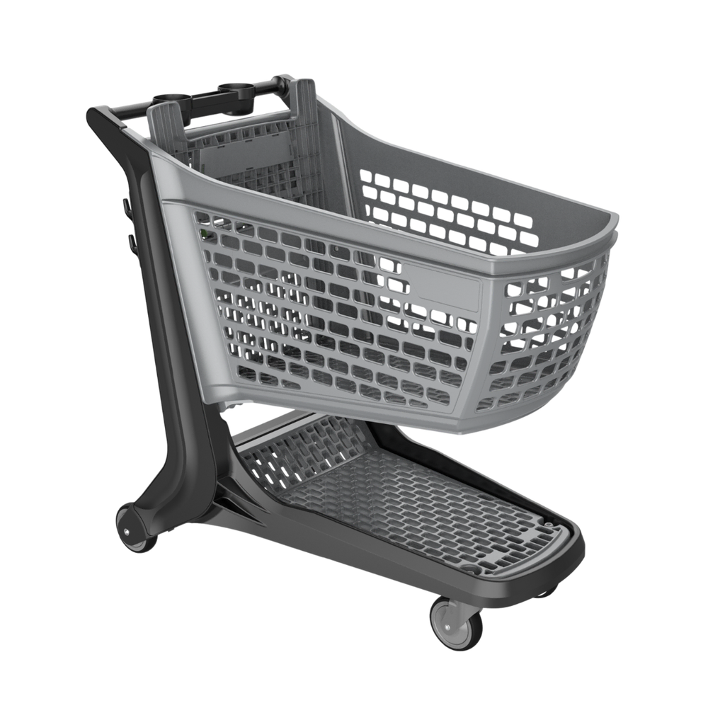 Premium All-plastic Shopping Cart