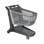 Premium All-plastic Shopping Cart