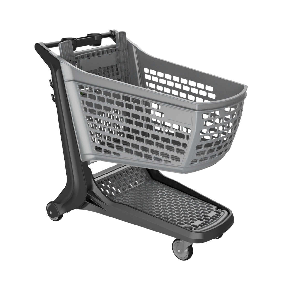 Premium All-plastic Shopping Cart