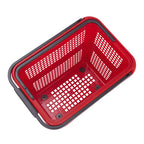 54L Flat-Bottom Rolling Basket