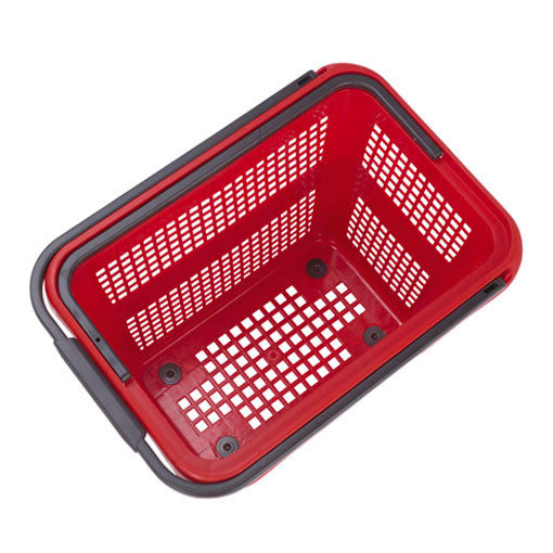 54L Flat-Bottom Rolling Basket
