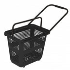 54L Flat-Bottom Rolling Basket