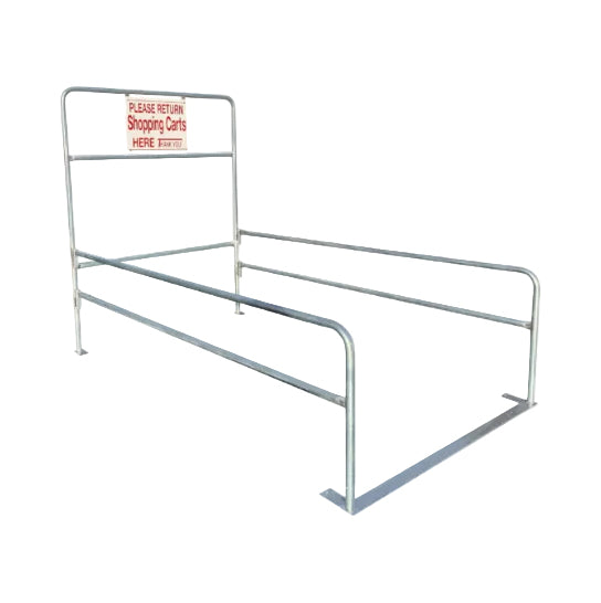 Double wide cart corral