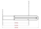 Double-wide Cart Corral W/Bumper