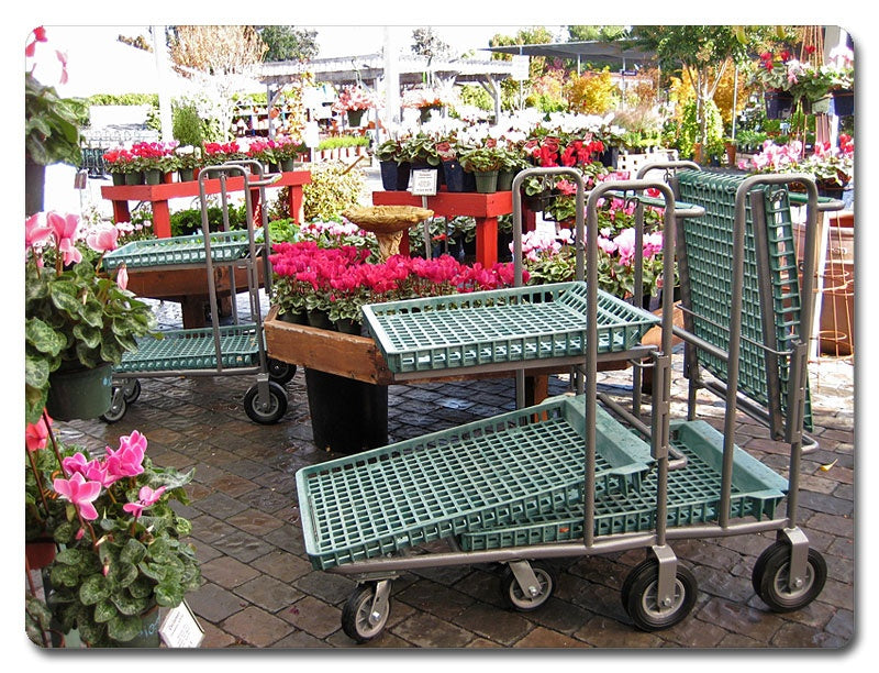Flip Top Garden Center Cart