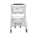Two-Tier Metal Express Shopping Cart #085 