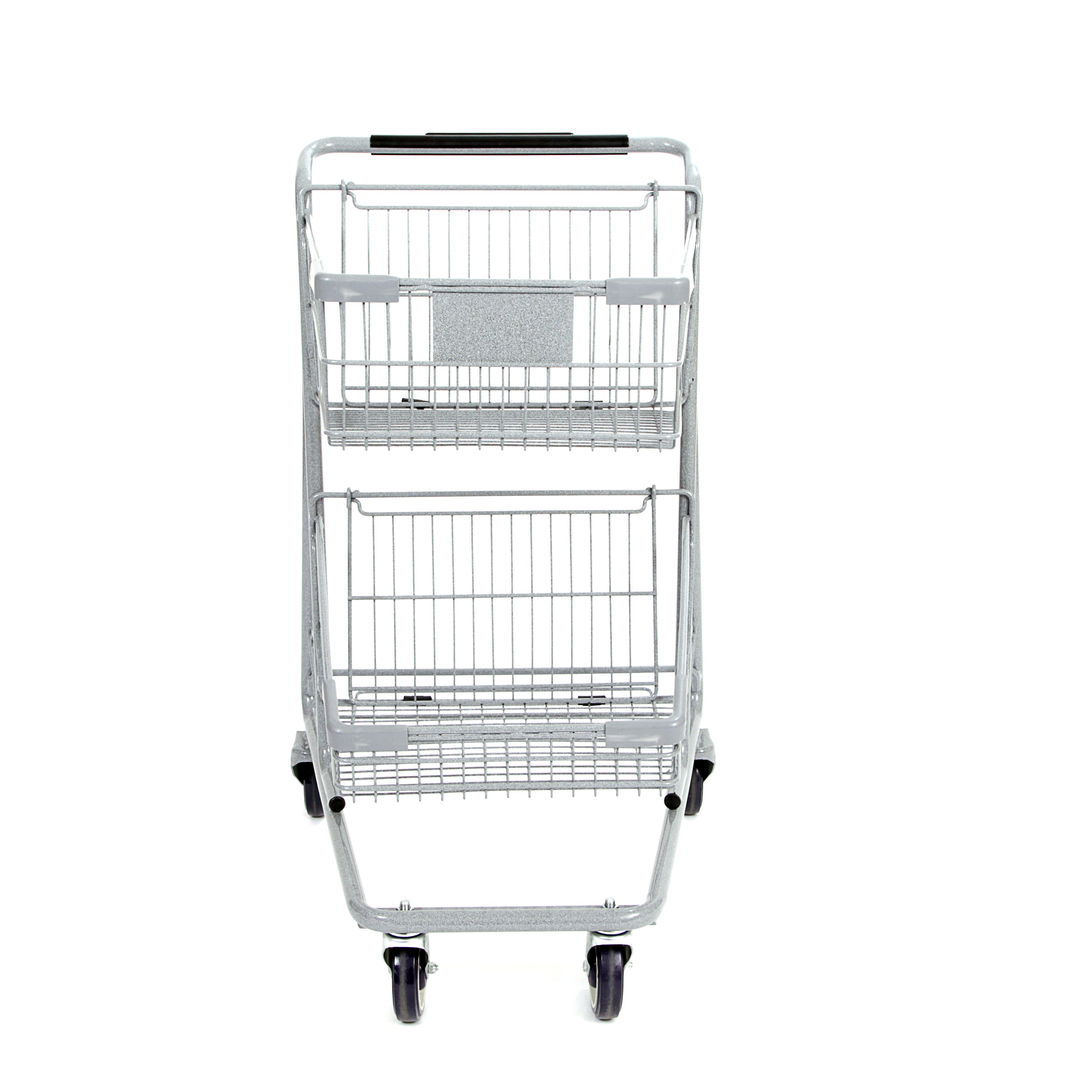 Two-Tier Metal Express Shopping Cart #085 