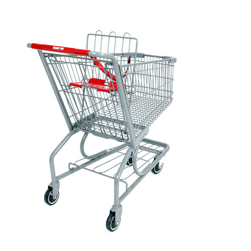 Small Metal Grocery Shopping Cart #120