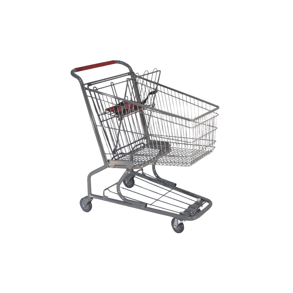 Small Metal Grocery Shopping Cart #120