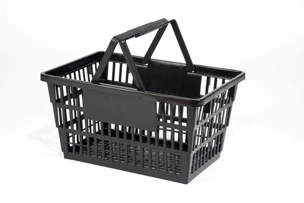 12 Pc Tall Basket Set W-Rack and Logo