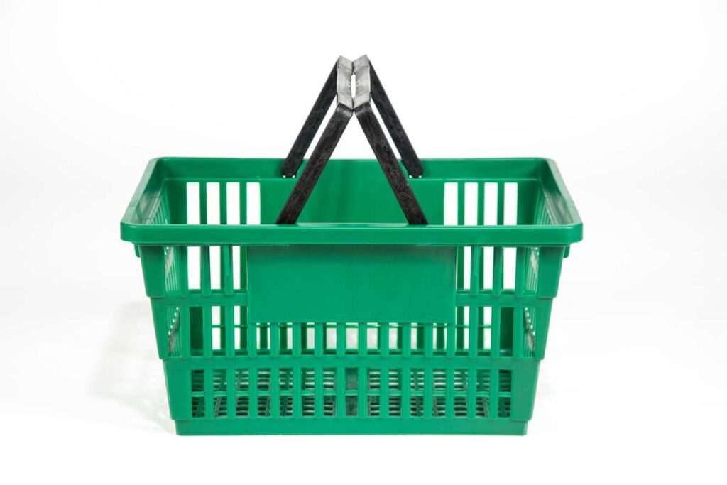 12 Pc Tall Basket Set W-Rack and Logo