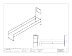 Ex-long Single Wide Galvanized Cart Corral