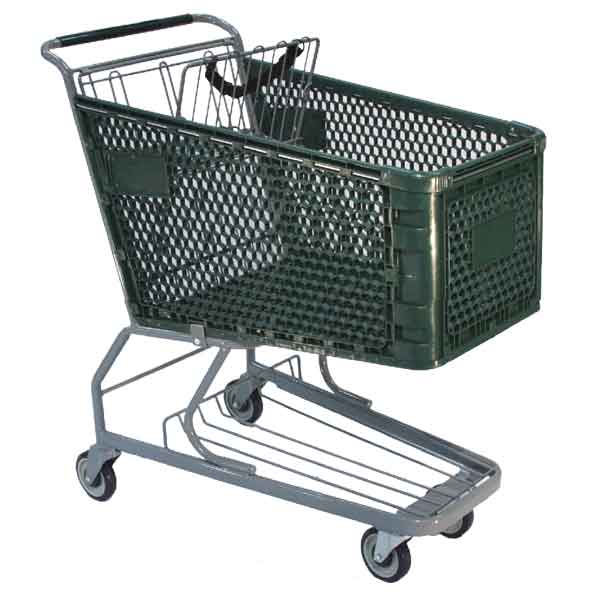 Big Plastic Grocery Shopping Cart #600 
