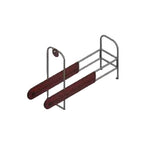 Single-wide Cart Corral W/Bumper
