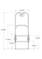 Single-wide Cart Corral W/Bumper