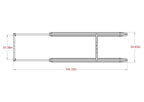 Single-wide Cart Corral W/Bumper