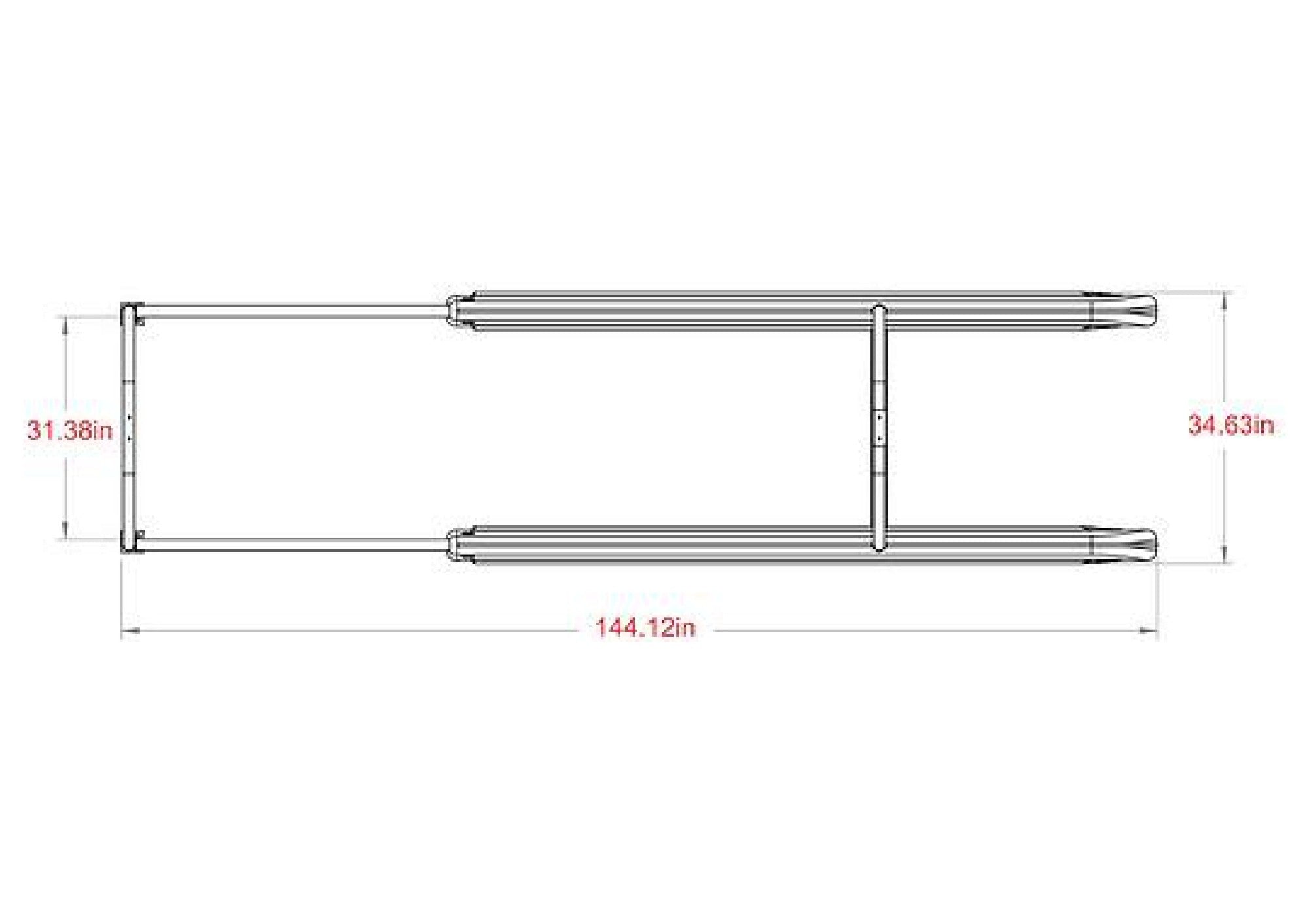 Single-wide Cart Corral W/Bumper