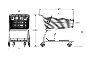 Kiddie Shopping Cart #006