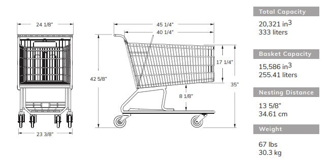 Ex-large Magnum Shopping Cart #800