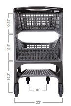 Advanced Two-tier All-Polymer Plastic Cart
