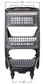Advanced Two-tier All-Polymer Plastic Cart