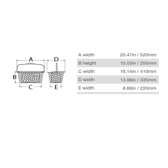 Ergonomically Shaped Eco friendly Hand-basket ( Set of 12 )