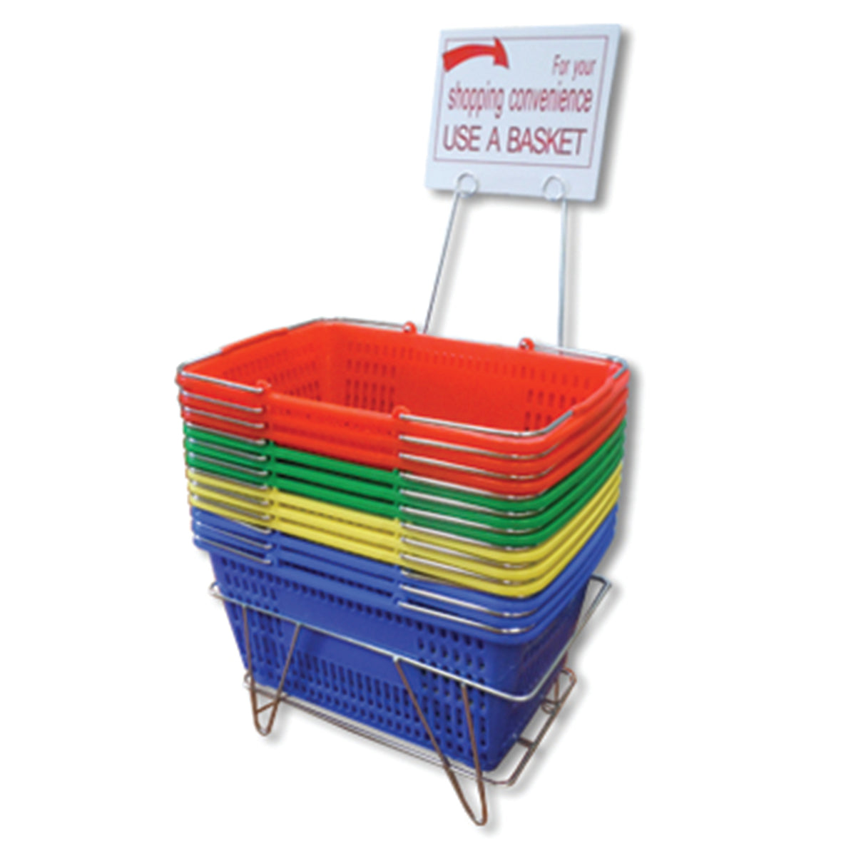 12 Pc set large Hand-baskets W-Stand