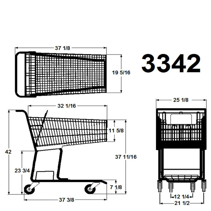 Retail Shopping Cart #3342