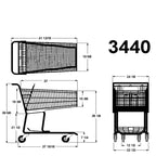 Retail Shopping Cart #3440