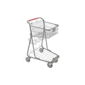Metal Express Shopping Cart With a Small Rear Basket #072