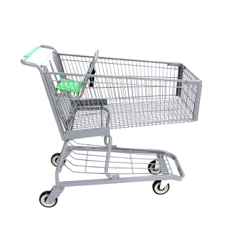 Large Scanner Shallow Shopping Cart #400