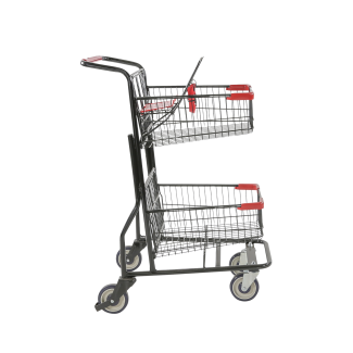 Technibilt Small Metal Express Convenience Grocery Shopping Cart