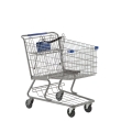 Large Metal Grocery Shopping Cart #6240