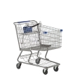 Technibilt Large Metal Grocery Shopping Cart Model #6240