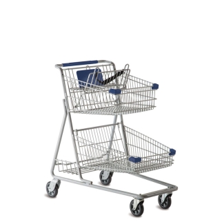 Retail 2-Tier Shopping Cart #5640
