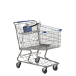 Large Metal Grocery Shopping Cart #6240