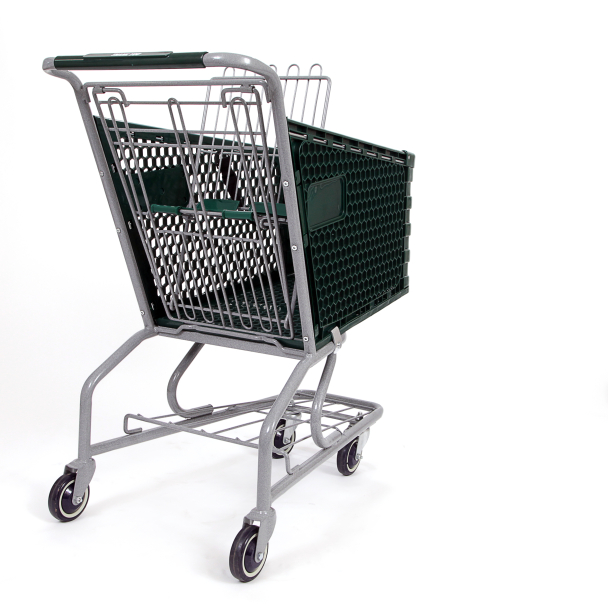 Small Plastic Grocery Shopping Cart #150 