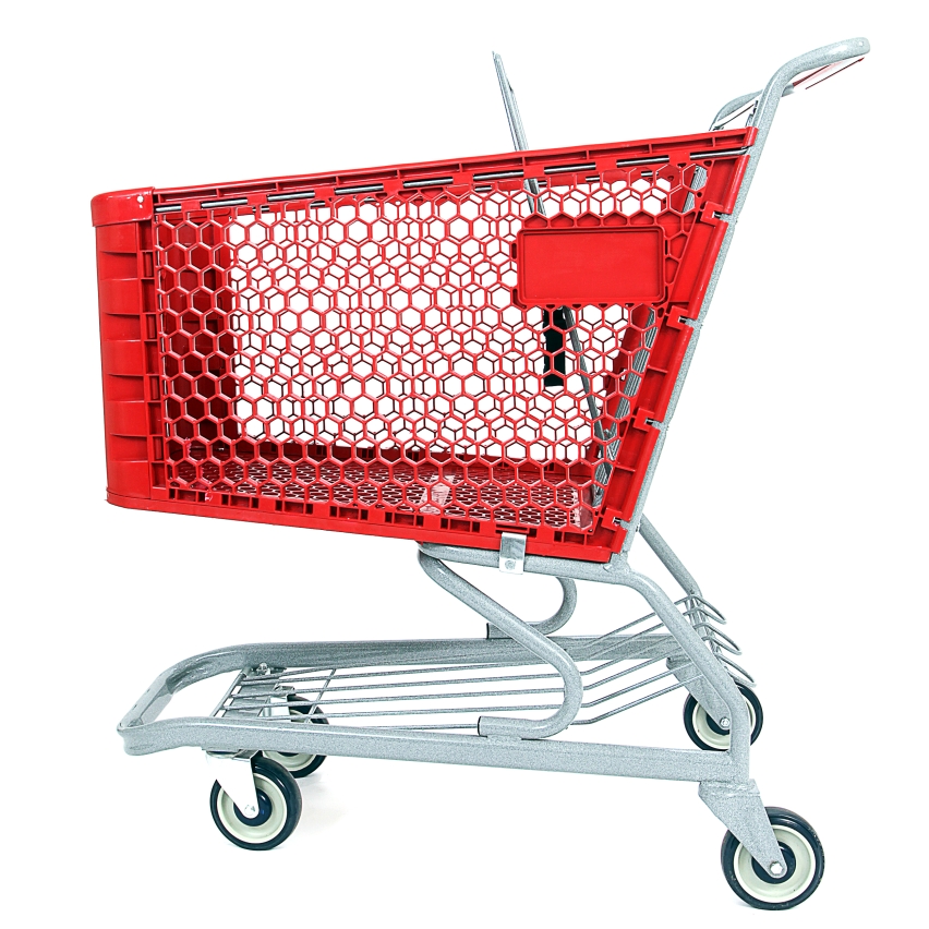Medium Plastic Grocery Shopping Cart Model #550 | High Quality | Carts4U